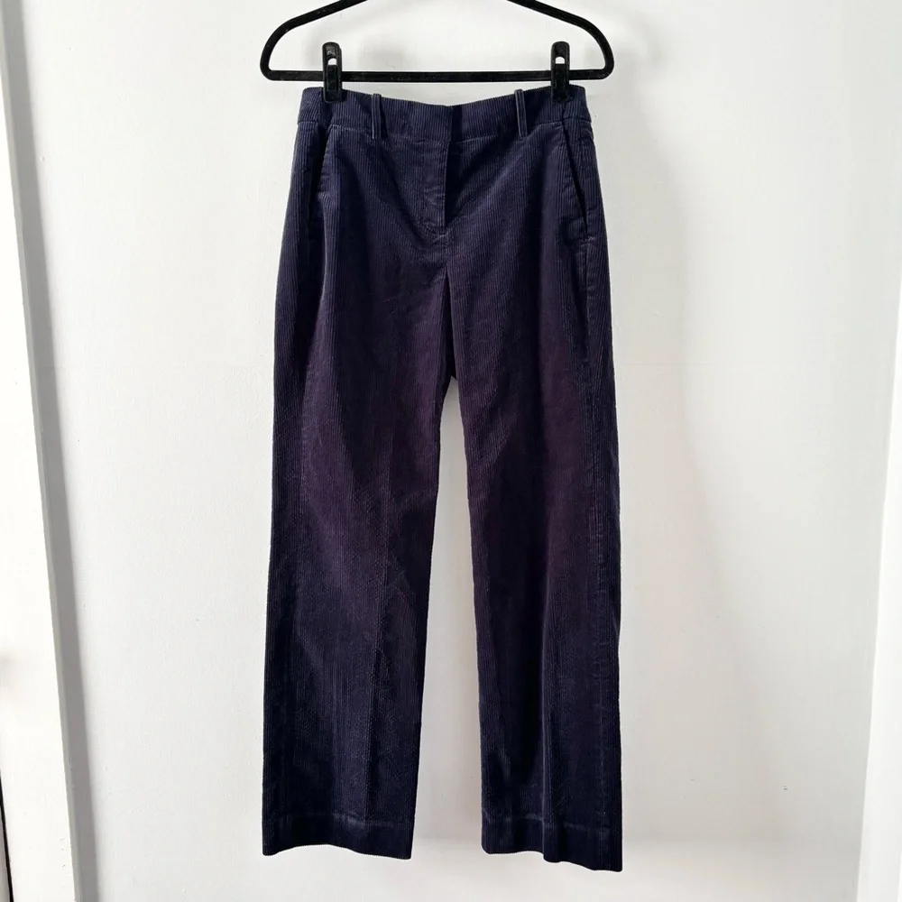 J. Crew Natalia Pant in Stretch Corduroy Trouser Bottoms High-Rise Straight
